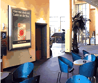 cinema cartelli pubblicitari rotanti 