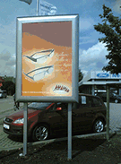 CITY 2MQ con 10 pubblicit&agrave; rotante centri commerciali 