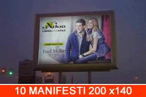 PUBBLICITA' ESTERNA  GRANDI FORMATI  AFFISSIONI ROTANTI