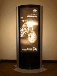 totem luminoso multimmagine