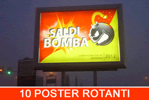 tabellone luminoso cartellonistica multiposter 